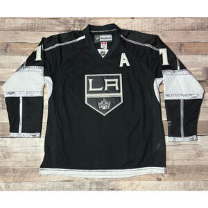 Anze Kopitar Jersey Men's Size 50 Black Reebok Los Angeles Kings NHL Hockey